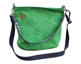 Shoulder bag with embroidery Flower Mandala crossbody bag