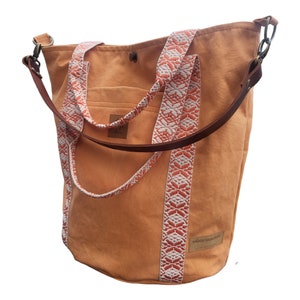 XL Tasche Canvas Bag Crossbody Bag Umhängetasche Shopper