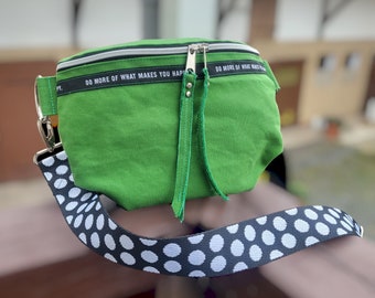 Bum bag canvas green Hipbag Belt Bag Belt bag Crossbodybag Waistbag Bumbag Fanny Pack