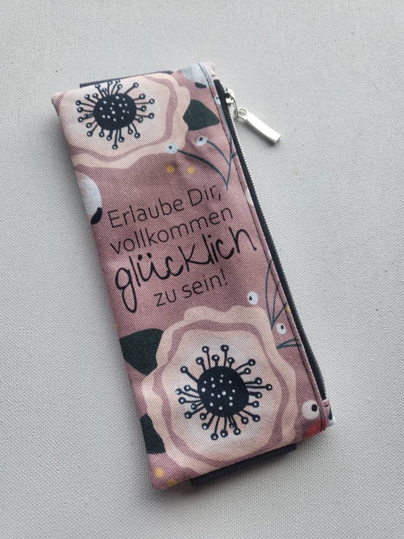 Stifte-Etui mit Gummi für Bulletjournal Stiftemäppchen für Notizbuch Bild 3