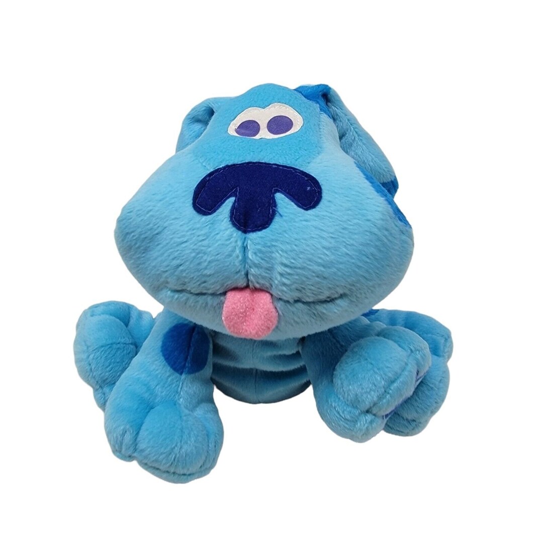 Vintage 2001 Fisher Price Blue's Clues Puppet Plush Blue Etsy