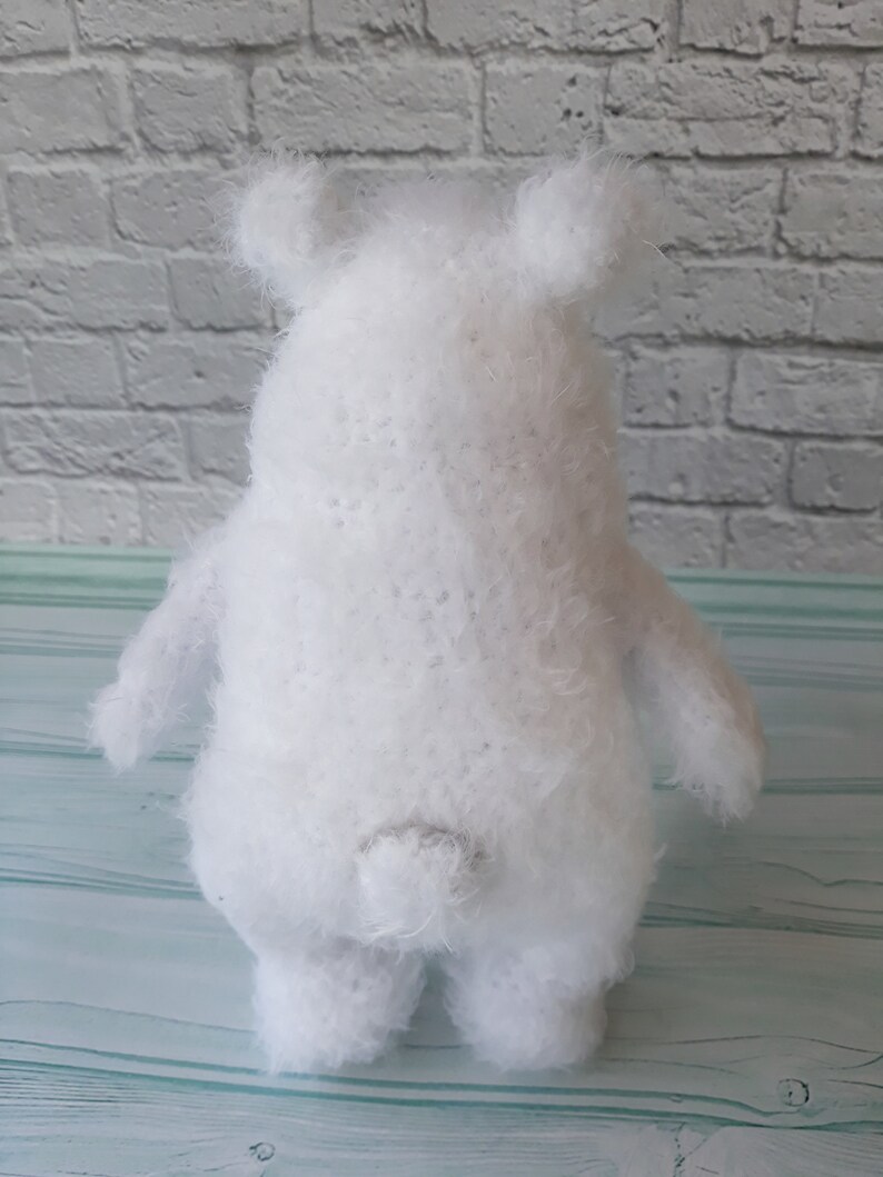 White bear Polars bear nursery Cute soft bear Soft white bear collectible bear lovers Bear as a gift Polar bear decor Decor Halloween