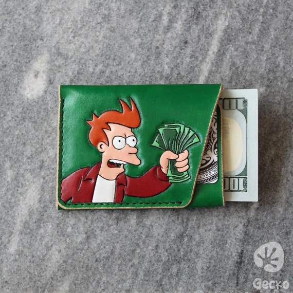 Futurama Cardholder Futurama Wallet Shut Up And Take My Etsy