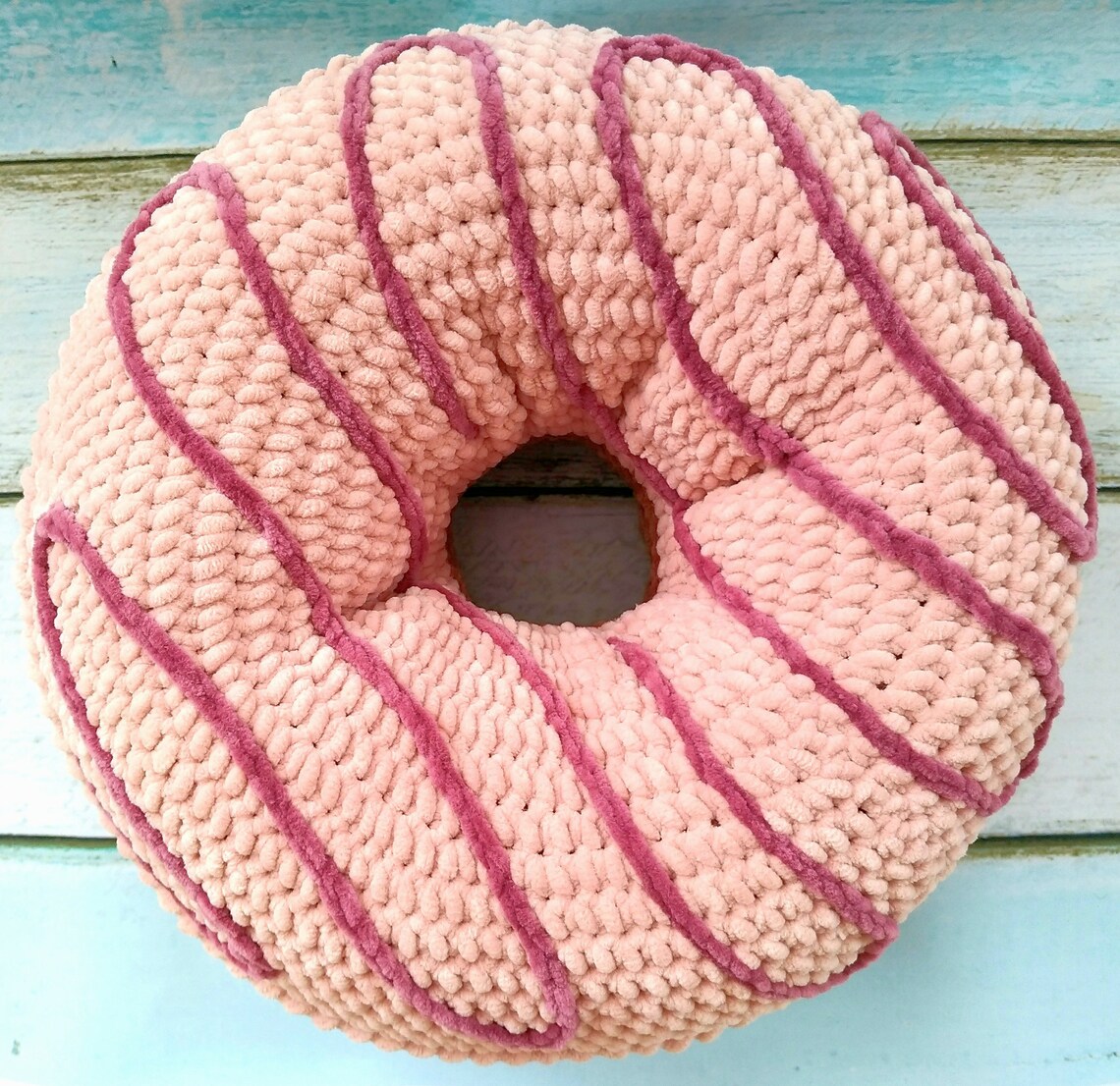 PATTERN crochet pillow donut PDF home decor bedroom decor Etsy