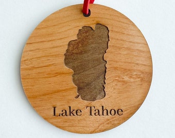 Lake Tahoe keepsake ornament