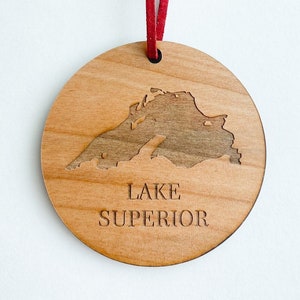 Lake Superior keepsake ornament