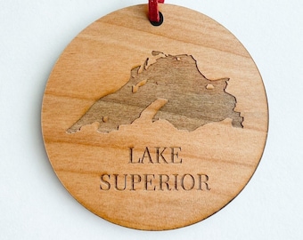 Lake Superior keepsake ornament