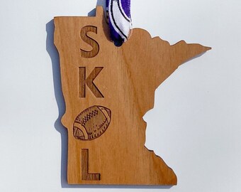 Skol Vikings Minnesota keepsake ornament