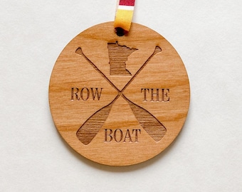 Row the boat Christmas Ornament