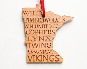 Minnesota Sports Teams keepsake ornament