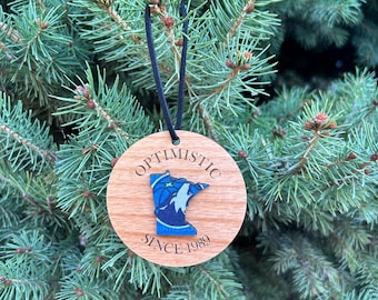 Minnesota Timberwolves optimistic Keepsake Ornament