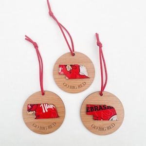 Go Big Red Keepsake Ornament