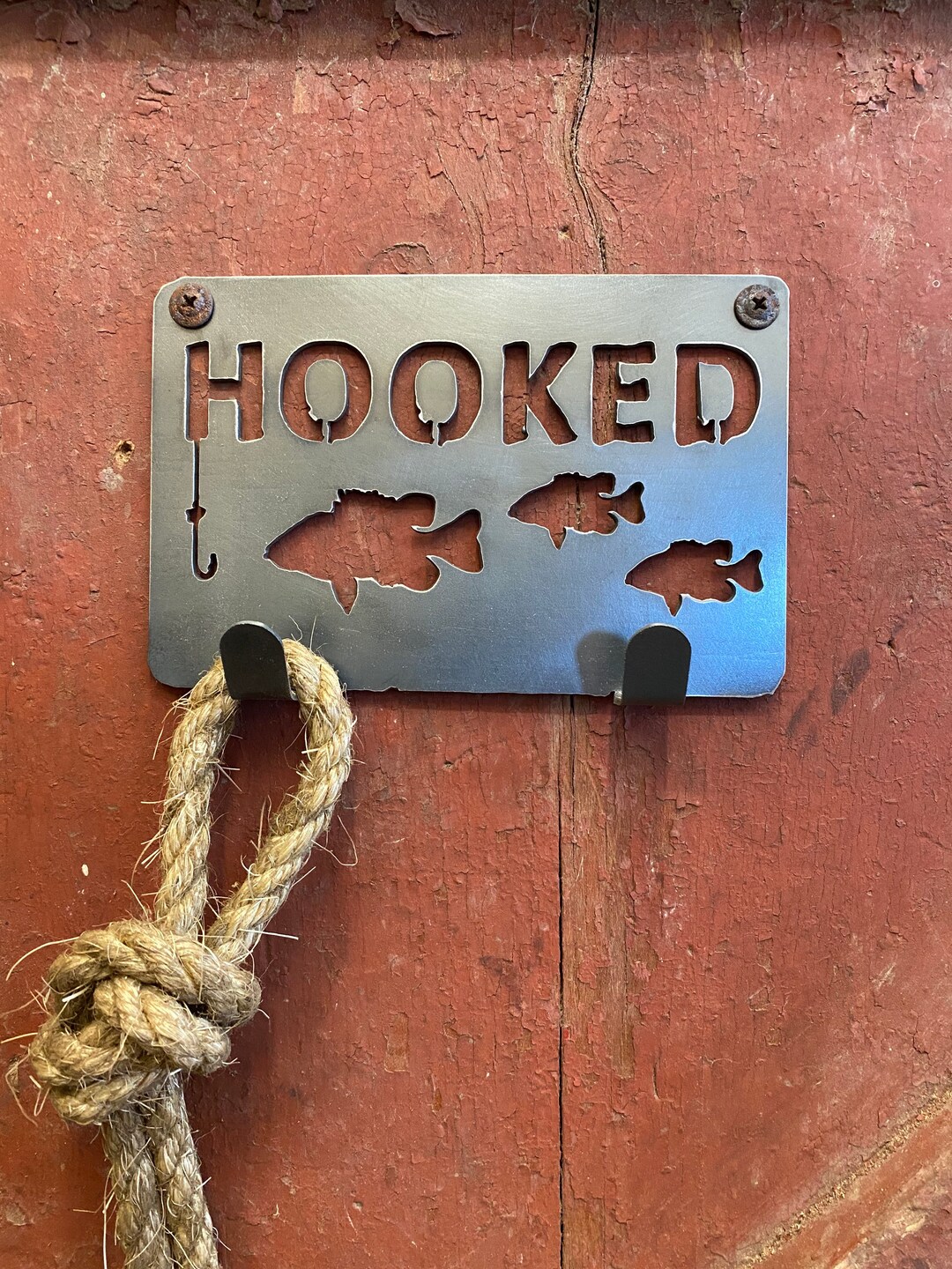 Metal Fish Hook Etsy