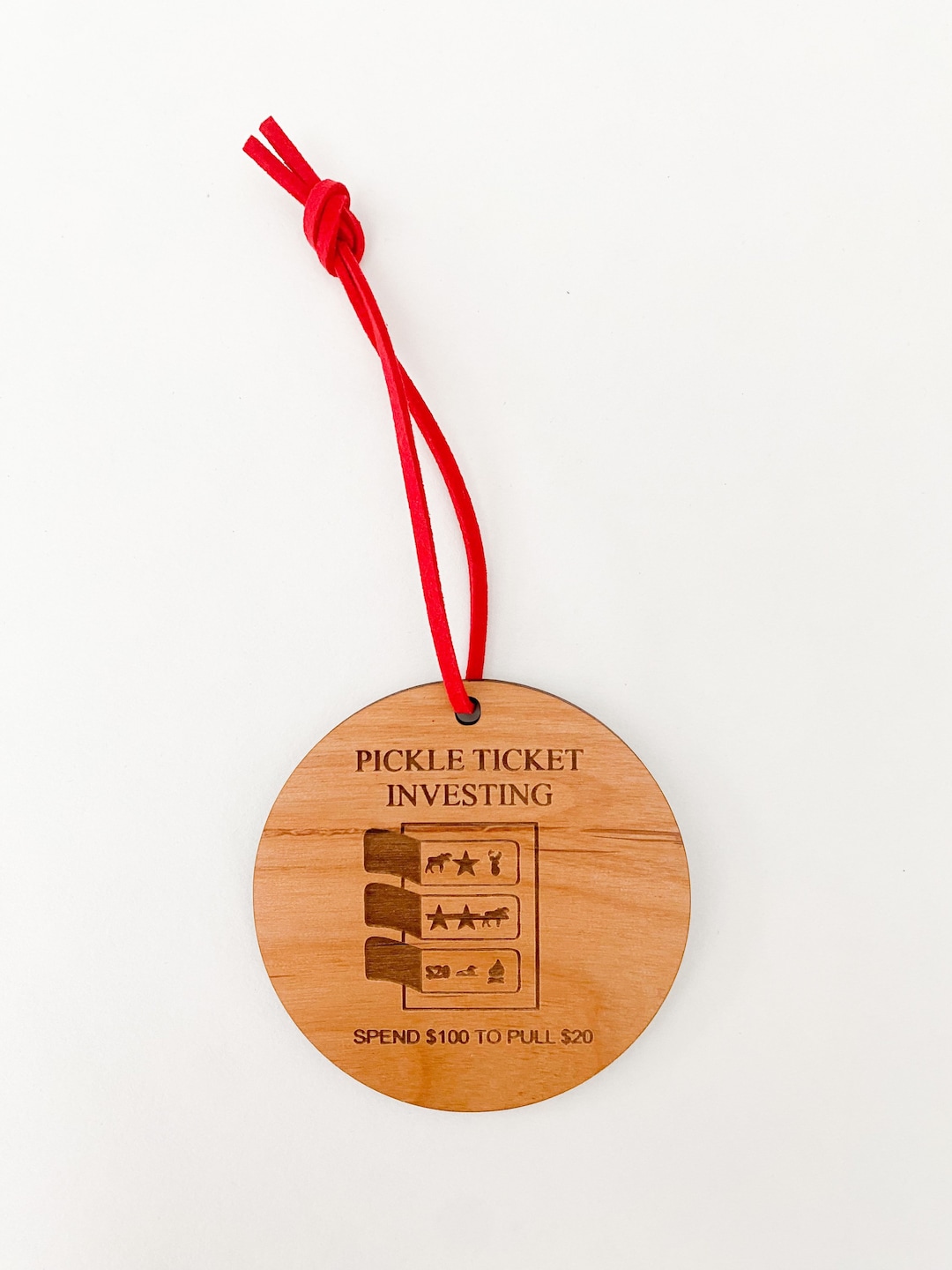 Pickle Ticket Keepsake Ornament Etsy