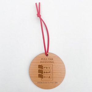 Pull tab keepsake ornament