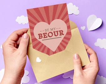 Be My Beour - Irish Valentine's Card