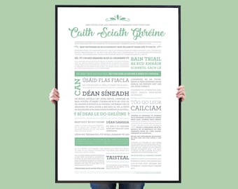 Cait Sciath Ghréine - Baz Luhrmann's Sunscreen Irish Translation