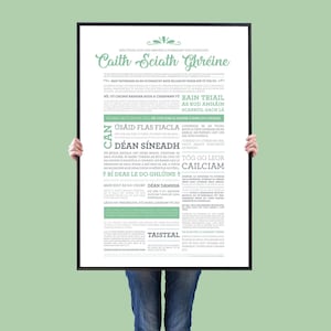 Cait Sciath Ghréine - Baz Luhrmanns Sunscreen Irish Translation