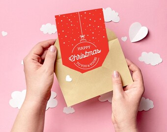 Irish Christmas Card - Happy Christmas to You and Yours - Eco-Friendly