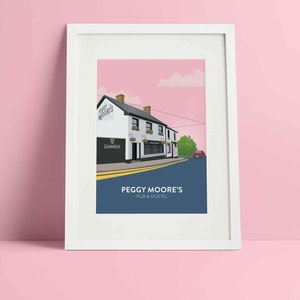 Peggy Moore&#39;s Drogheda - Irish Prints - Giclée Print - Irish Poster - Louth Ireland