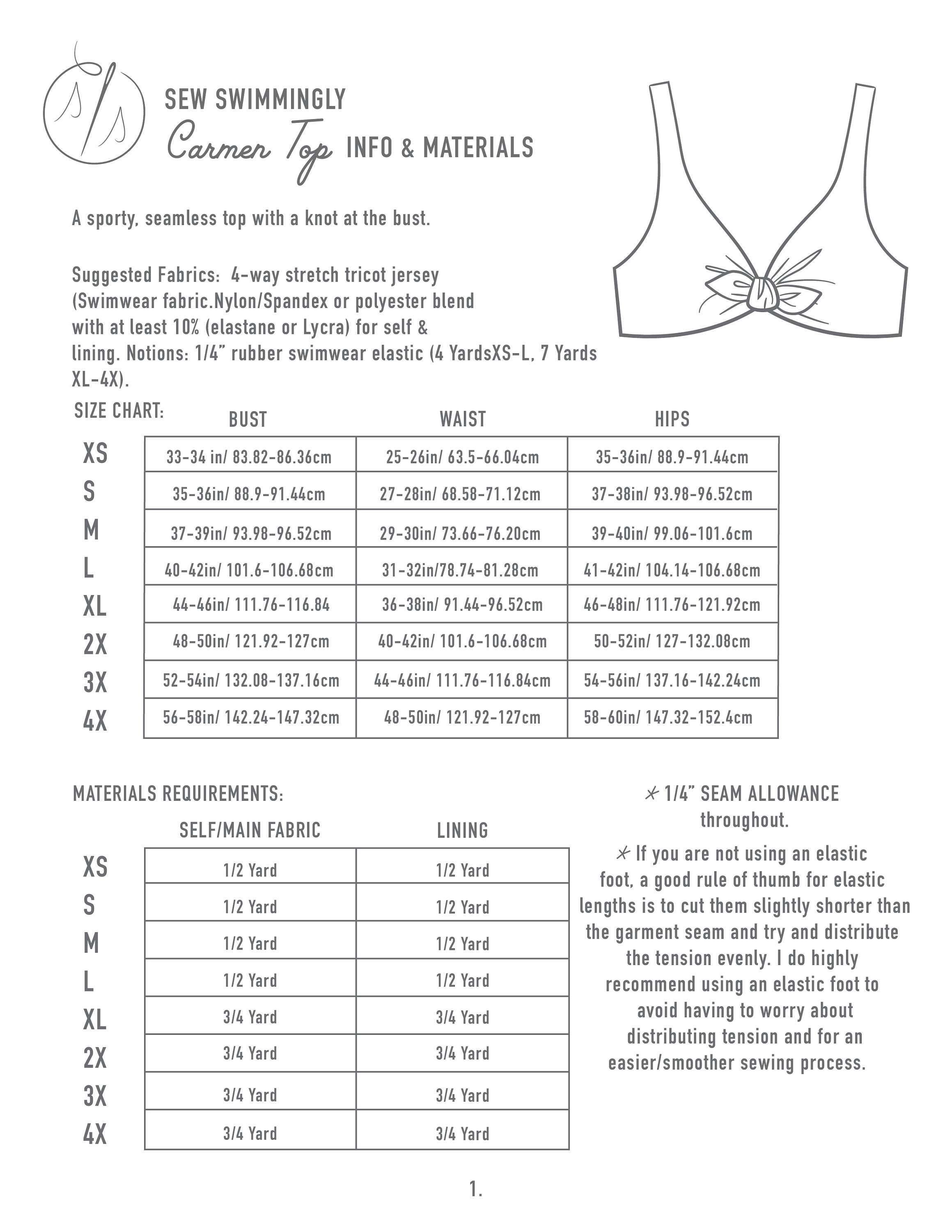 Reversible Bikini Top Sewing Pattern PDF Women's Swimsuit - Etsy
