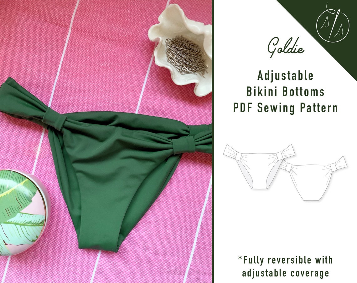 Bikini Bottoms Sewing Pattern PDF Women's Reversible - Etsy