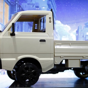 WHEELS ONLY!   4x drift wheels/tires WPL D12 Kei Truck 1:10 scale rc, 3d printed