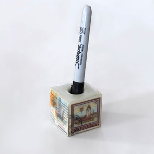 Minimalist Pencil Cup - Pen Holder - Toothbrush holder - Modern Office - Desk Organization - Desk Set - Office Decor - Bathroom Organization
