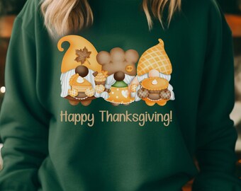 Bluza z napisem „Szczęśliwego Święta Dziękczynienia”, Bluza jesienna, Koszulka na Święto Dziękczynienia, słodka bluza jesienna, Bluza jesienna, Bluza z napisem „Święto Dziękczynienia”