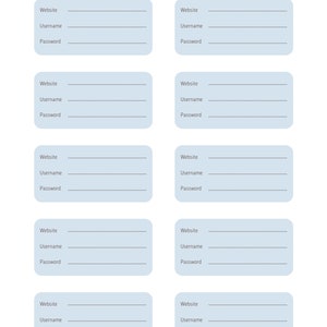 Password keeper, password tracker, password planner, simple password tracker, password log, password list, password printable,password sheet