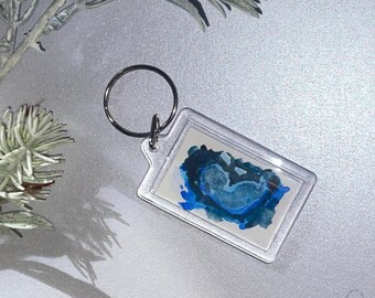 Porte-clés à ultrasons personnalisé | Papa pour être cadeau | Maman à être cadeau | Cadeau de The Bump | Porte-clés personnalisé pour papa ou maman