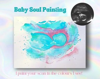 Prediction of Your Baby Scan Soul, Energy, Aura, Personality | Sonogram Ultrasound Art, with a colour analysis of what I see in the scan!