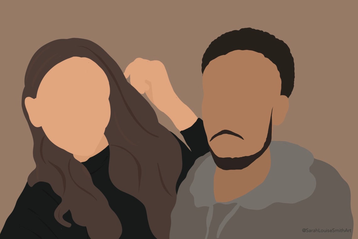 photo to faceless illustration photo to faceless illustration
