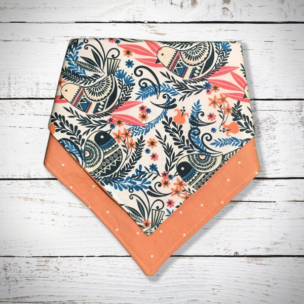 Reversible Toddler Baby Bandanna Scarf Drool Bib