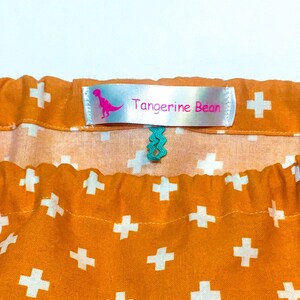 Burnt Orange & Teal Toddler 3T-4T Boho Skirt image 2