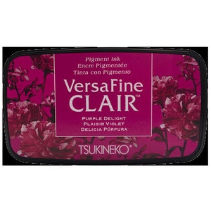Tampone per inchiostro VersaFine Clair, Purple Delight di Tsukineko