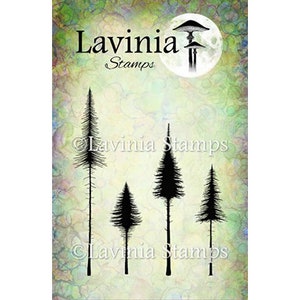 Kleine dennenbomen van Lavinia Stamps
