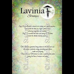 Dill & Sage Words Stamp van Lavinia Stamps
