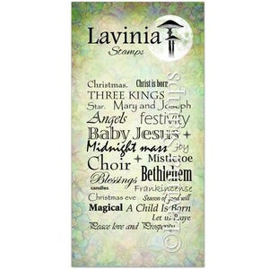 Christmas Words by Lavinia Stamps