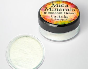 Mica Minerals, Iridescent Green by Lavinia Stamps