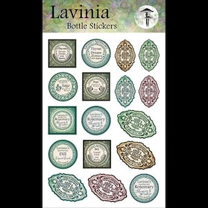 Flesstickers, vintage van Lavinia Stamps