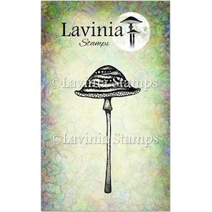 Un seul champignon en forme de coquille d'escargot par Lavinia Stamps