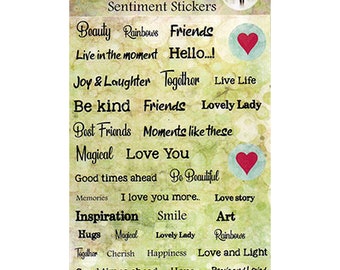 Journaling Stickers, Sentiments 1 by Lavinia Stamps