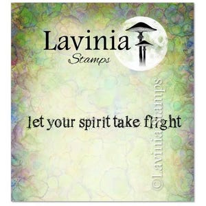 Carimbo "Let Your Spirit Take Flight" da Lavinia Stamps *Descontinuado*