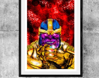 Thanos 11" x 17" Art Print