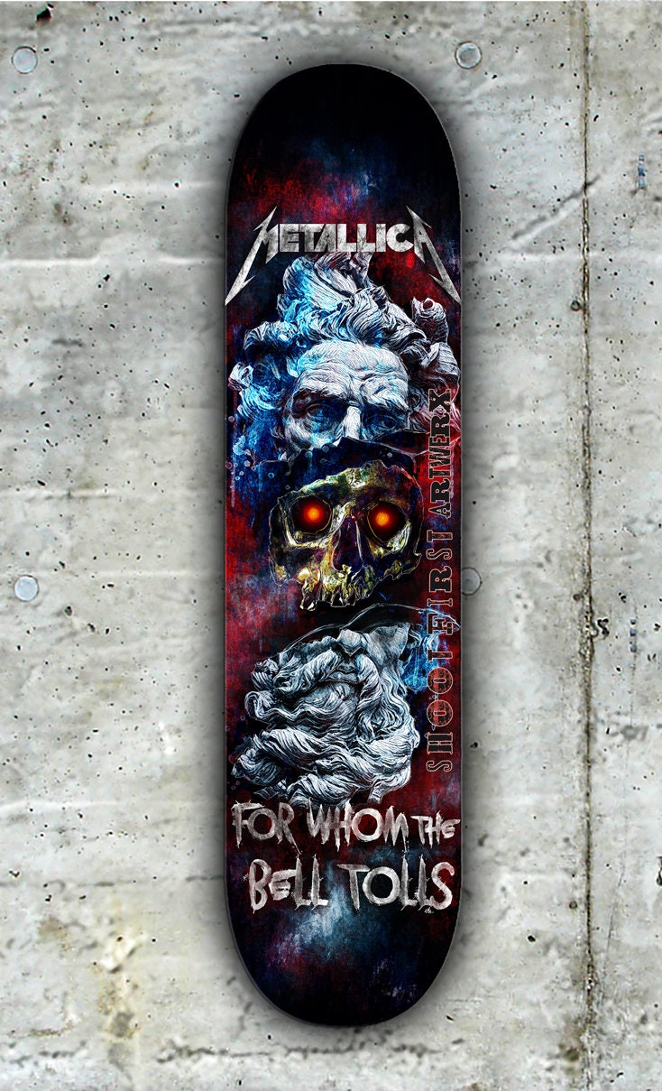 skateboard metallica