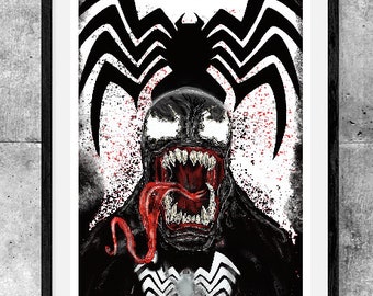 Venom 11” x 17”  digital art print