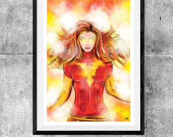 Dark Phoenix 11" x 17" Art Print