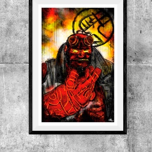 Hellboy 11&quot; x 17&quot; Art Print