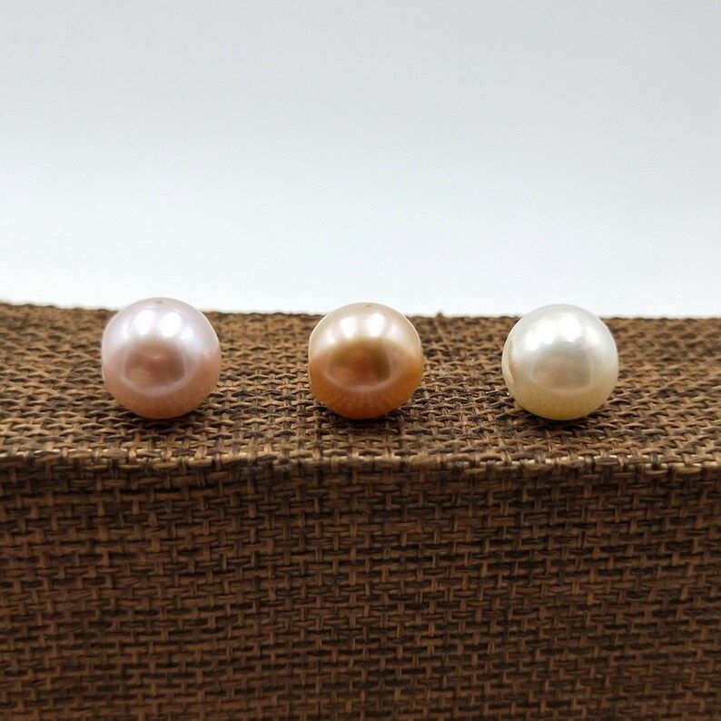 HOT 10mm Pink White Hand Carved Natural Freshwater Pearl - Etsy